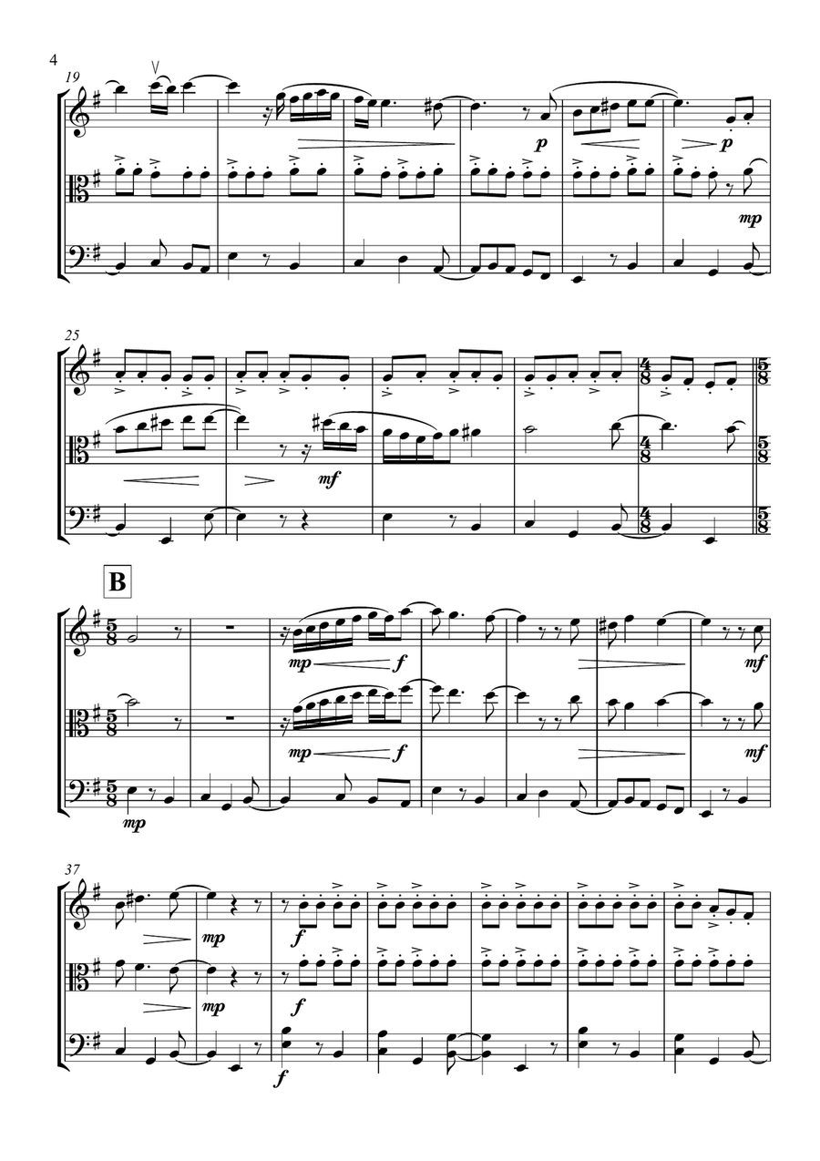 String Trio - Eastern Promises String Trio scores gallery preview page 4