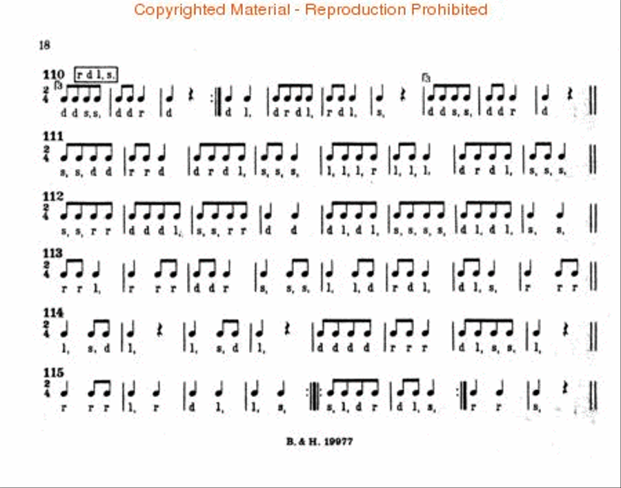 333 Reading Exercises Choir scores gallery preview page 3