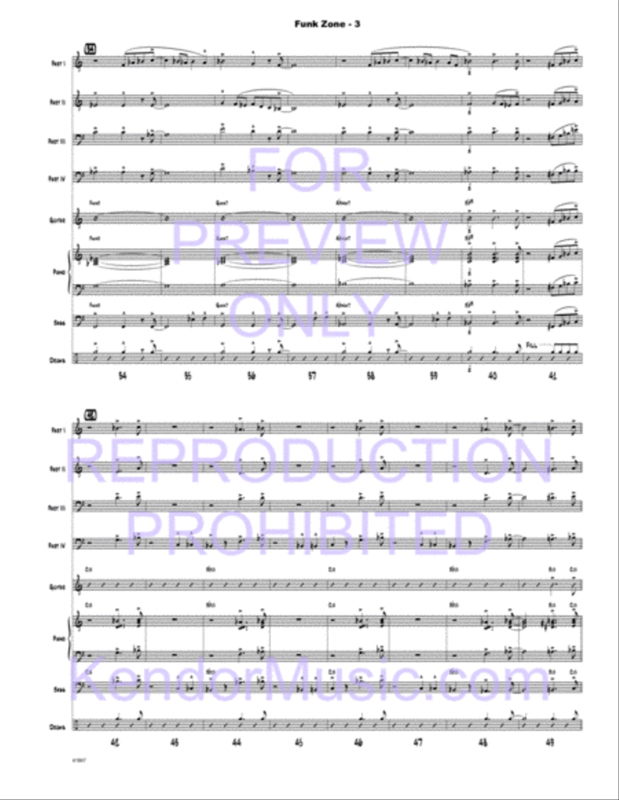 Funk Zone Funk Zone Jazz Ensemble scores gallery preview page 6