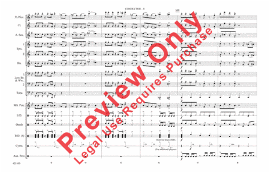 Funkytown Marching Band scores gallery preview page 9