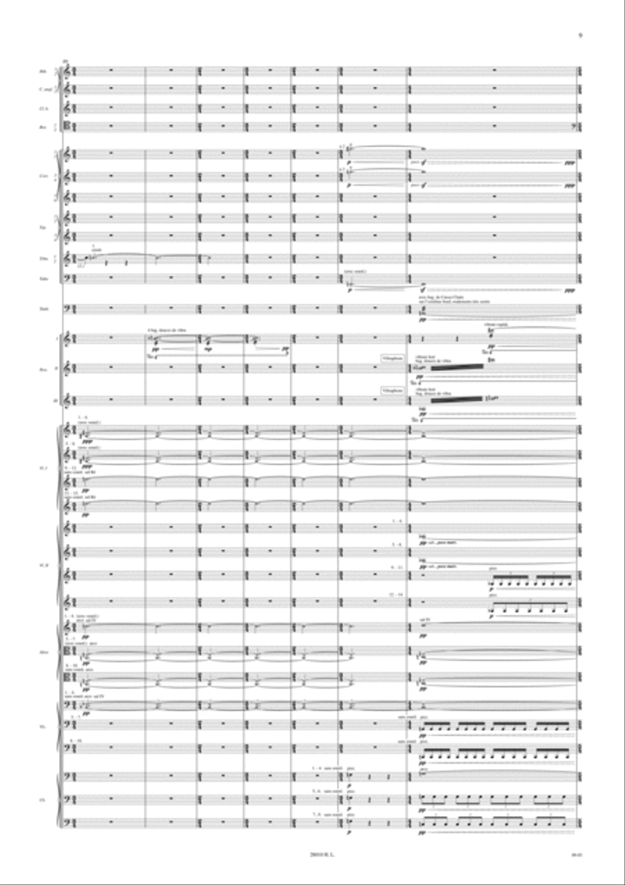 Le Cypres Blanc Orchestra scores gallery preview page 6