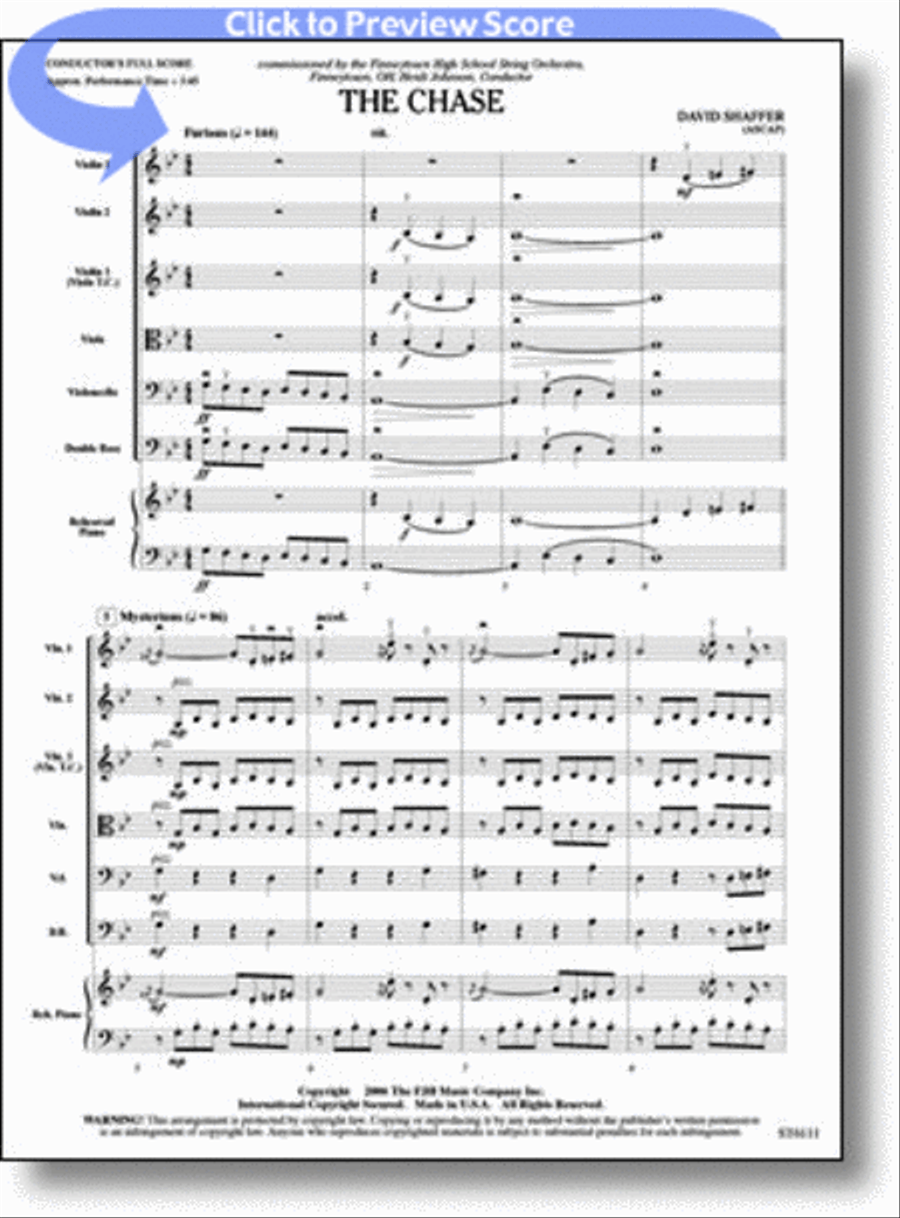The Chase The Chase String Orchestra scores gallery preview page 1