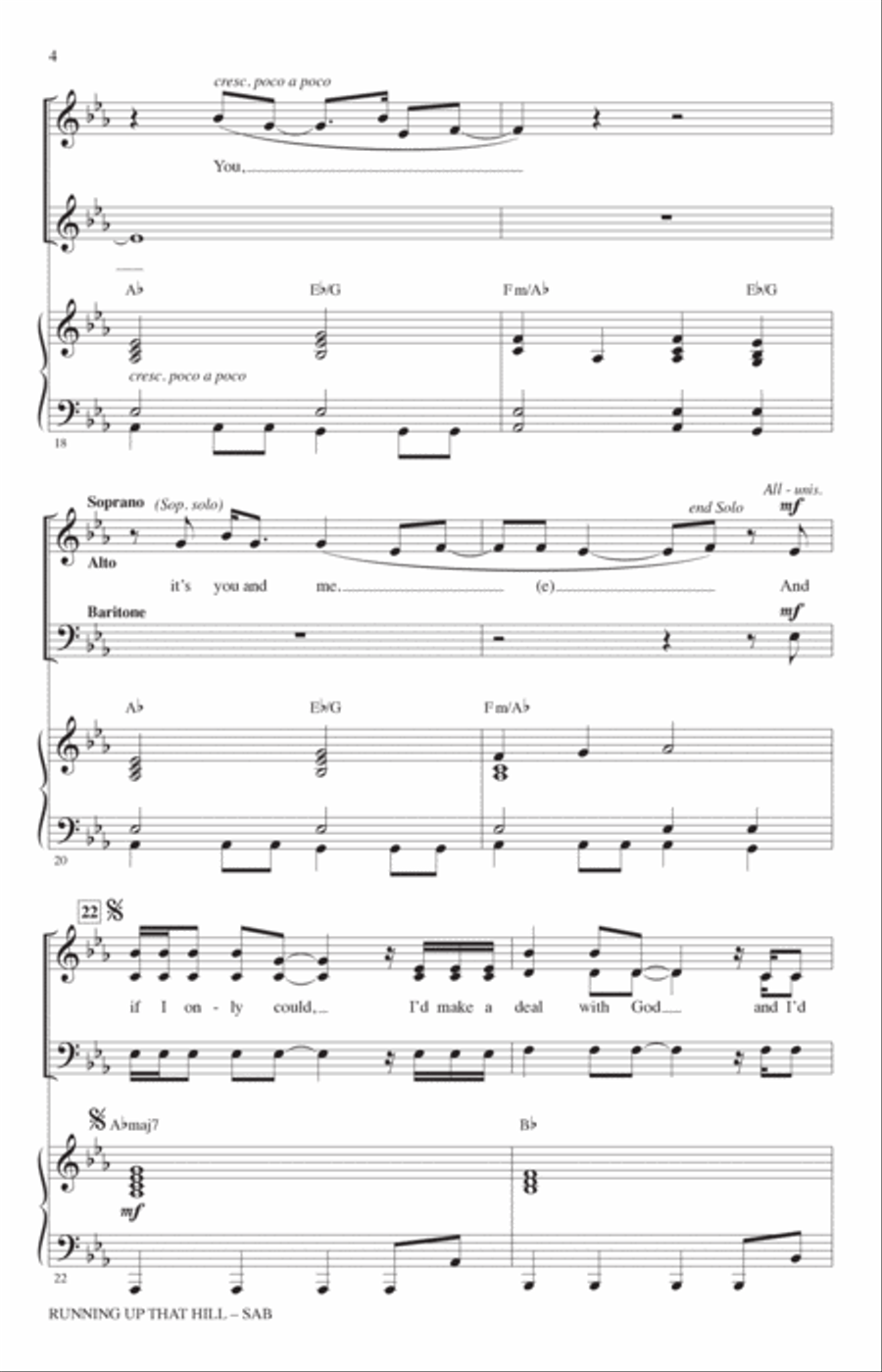 Running Up That Hill (arr. Roger Emerson) 3-Part scores gallery preview page 3