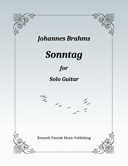 Sonntag (for Solo Guitar) image number null