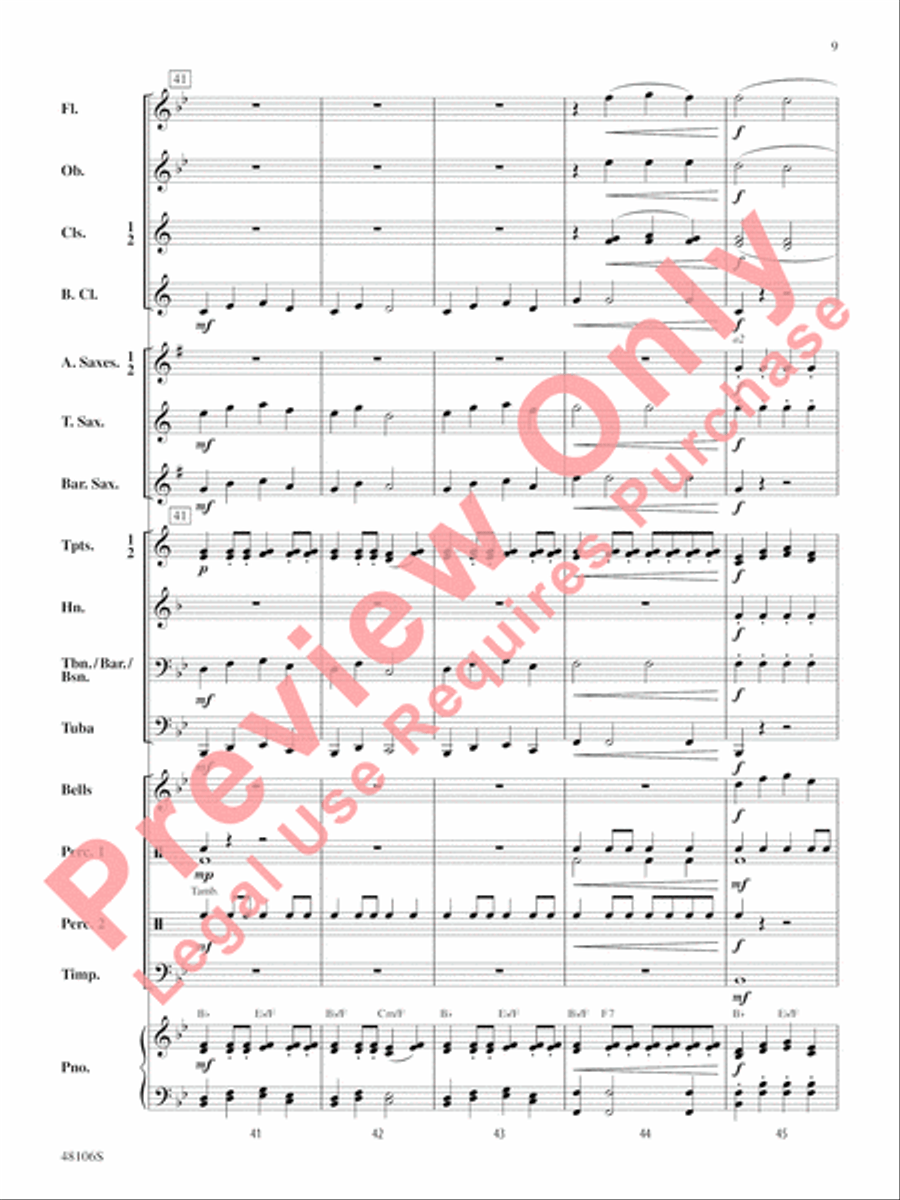Fanfare and Festival Fanfare and Festival Concert Band scores gallery preview page 10