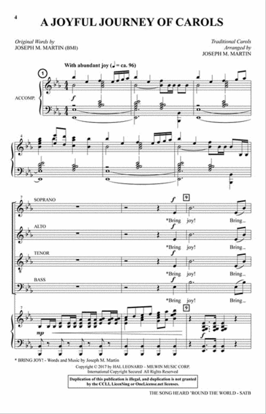 The Song Heard 'Round the World 4-Part scores gallery preview page 2