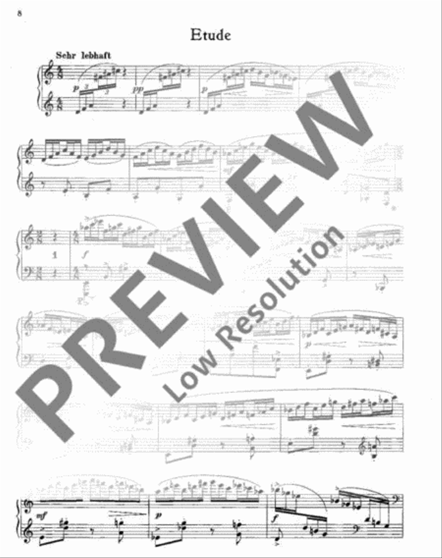Tessiner Piano book Piano Solo scores gallery preview page 9