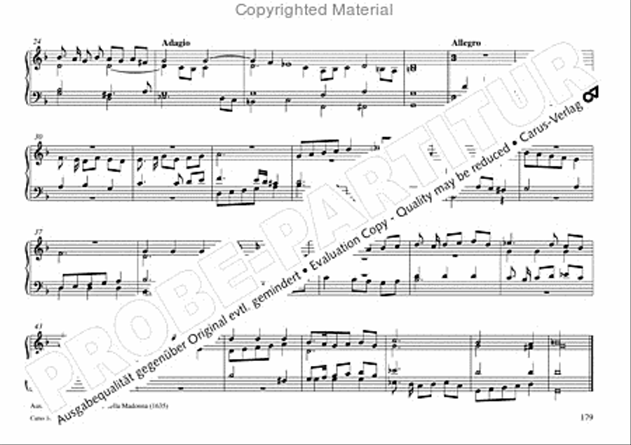 Freiburger Orgelbuch: Stammteil Organ Solo scores gallery preview page 180