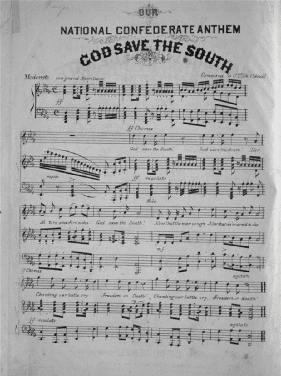 Our National Confederate Anthem Voice scores gallery preview page 2