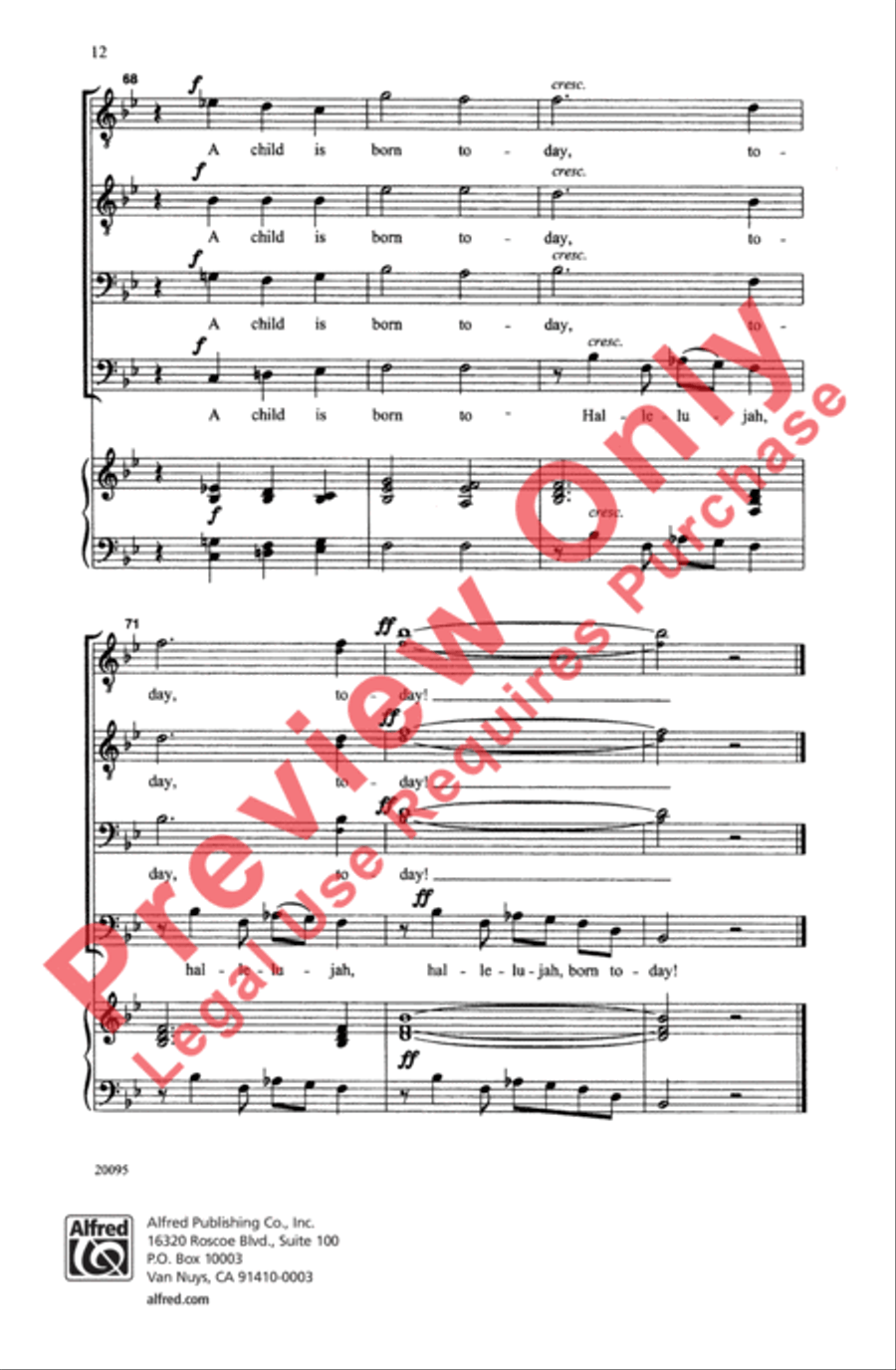 Good News! (A Christmas Spiritual) Men's Choir scores gallery preview page 12
