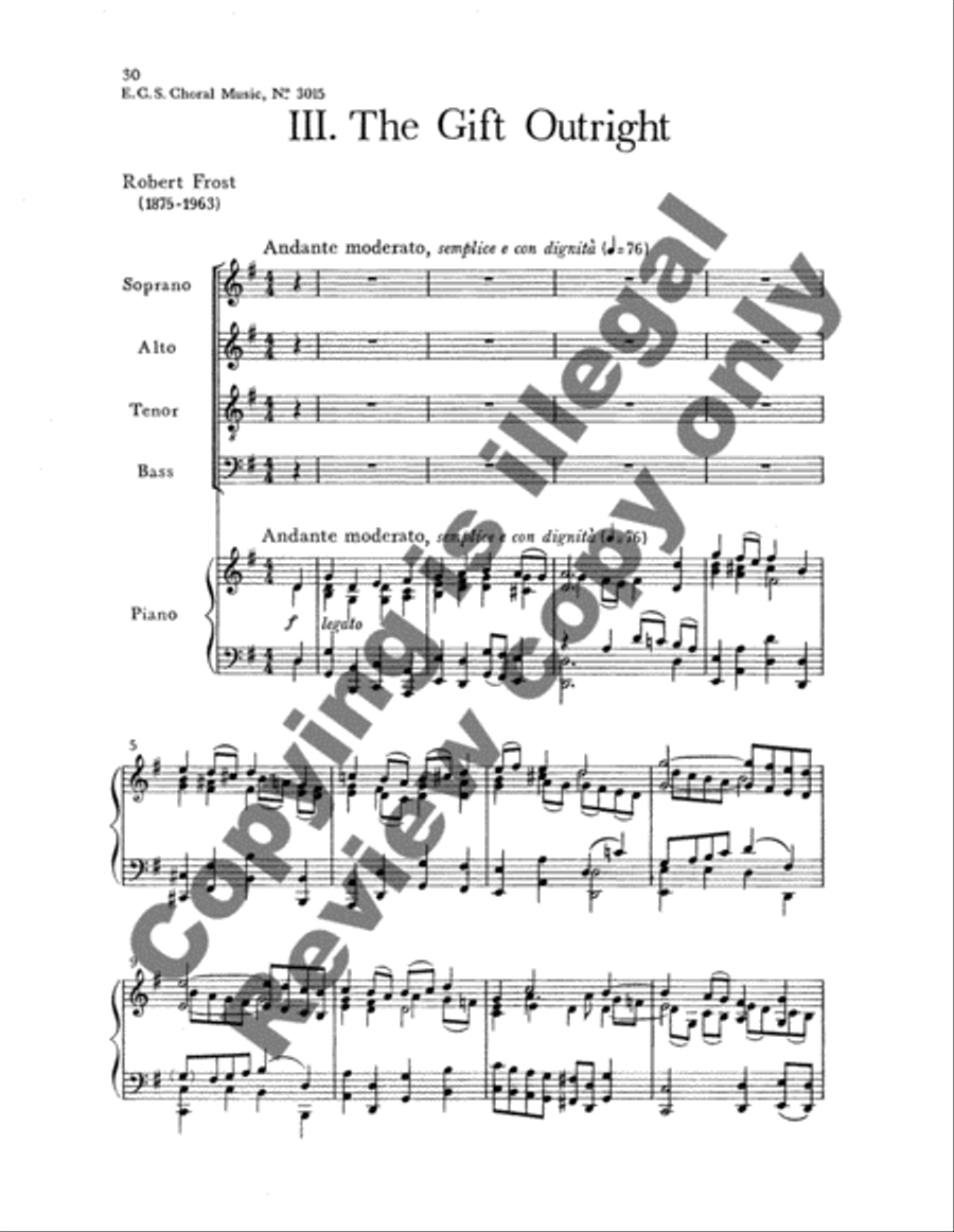 A Concord Cantata 4-Part scores gallery preview page 12