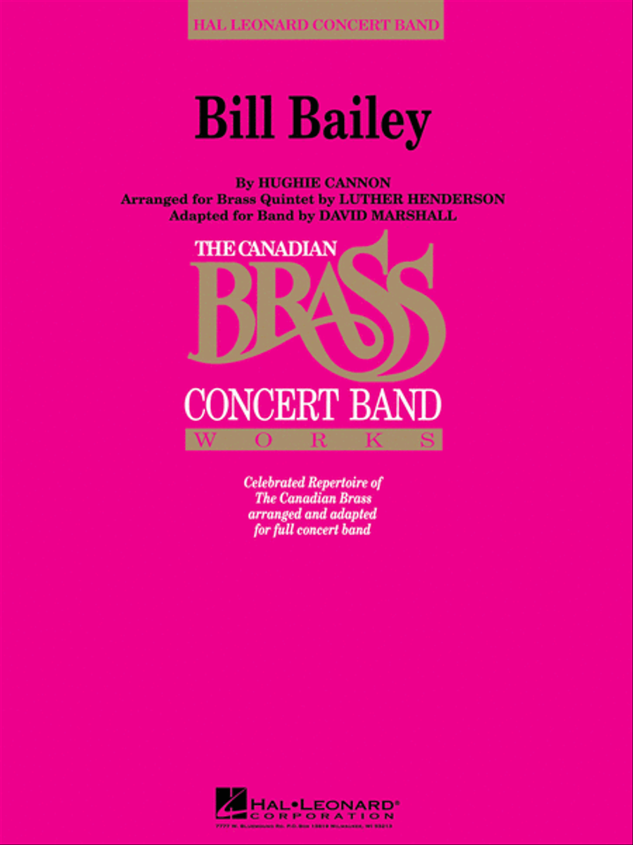 Bill Bailey Bill Bailey Concert Band scores gallery preview page 1