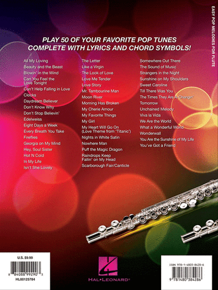 Easy Pop Melodies Flute Solo scores gallery preview page 2