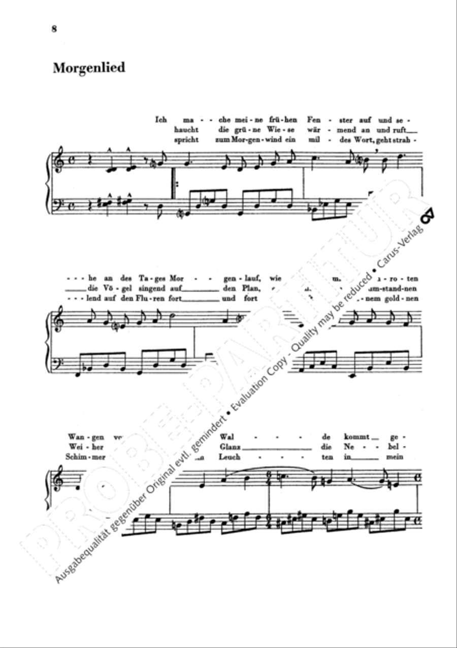 Lieder am Klavier zu singen Choir scores gallery preview page 11