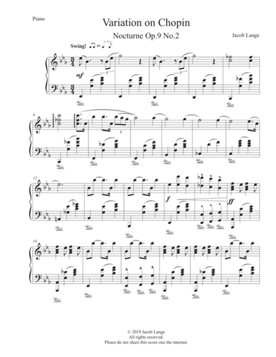 Variation on Chopin (Nocturne Op.9 No.2)