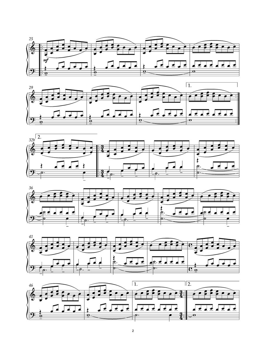 Trilogy Sonata - Satyagraha (Conclusion, Act III) Piano Solo scores gallery preview page 2
