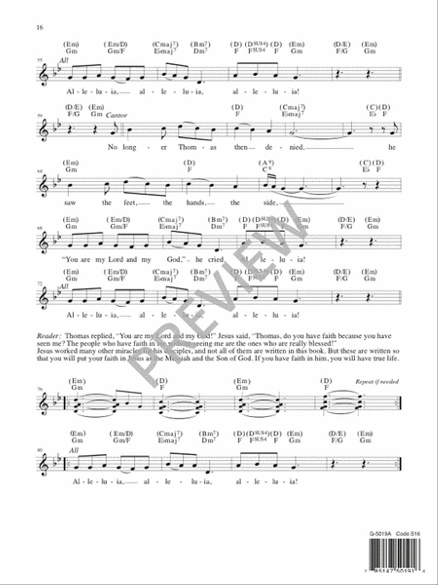 Easter Gospels Easter Gospels Flute scores gallery preview page 16