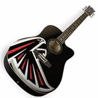 Atlanta Falcons Acoustic Guitar