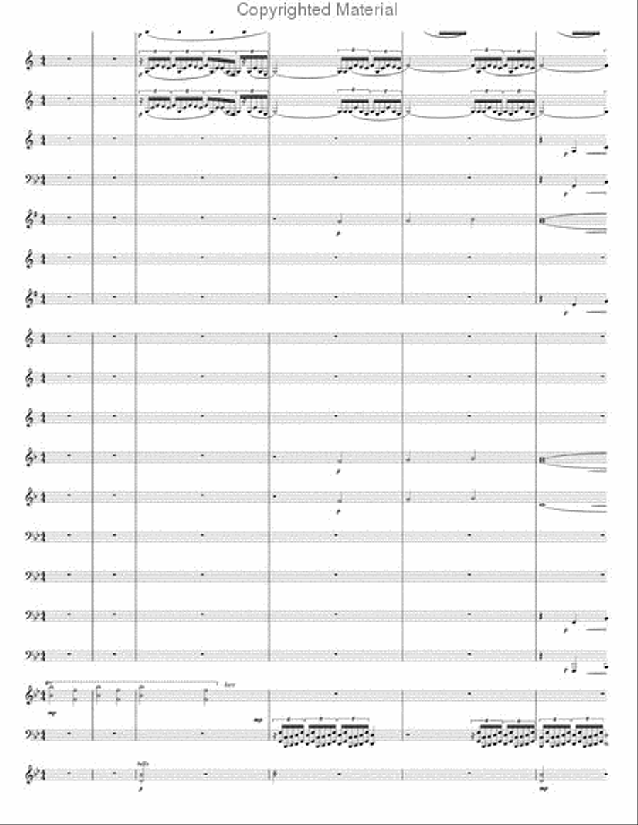 Aegean Symphony Concert Band scores gallery preview page 2