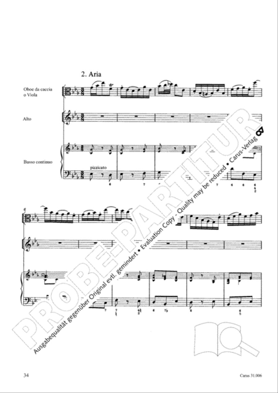 Stay with us, for it draws on toward evening (Bleib bei uns, denn es will Abend werden) 4-Part scores gallery preview page 35