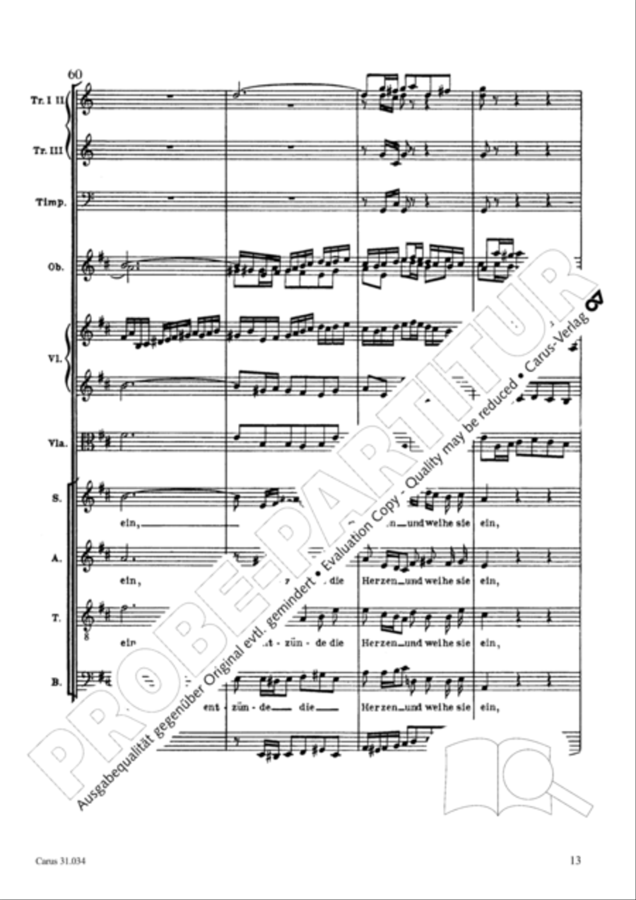 O fire everlasting (O ewiges Feuer, o Ursprung der Liebe) ATB scores gallery preview page 28