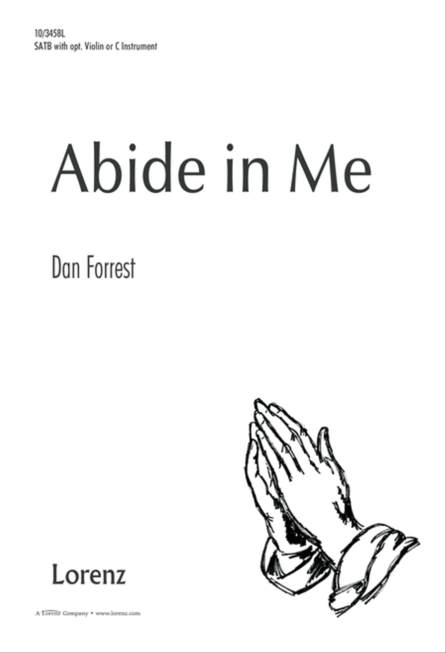 Abide in Me 4-Part scores gallery preview page 1