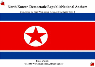 Book cover for North Korean National Anthem for Brass Quintet