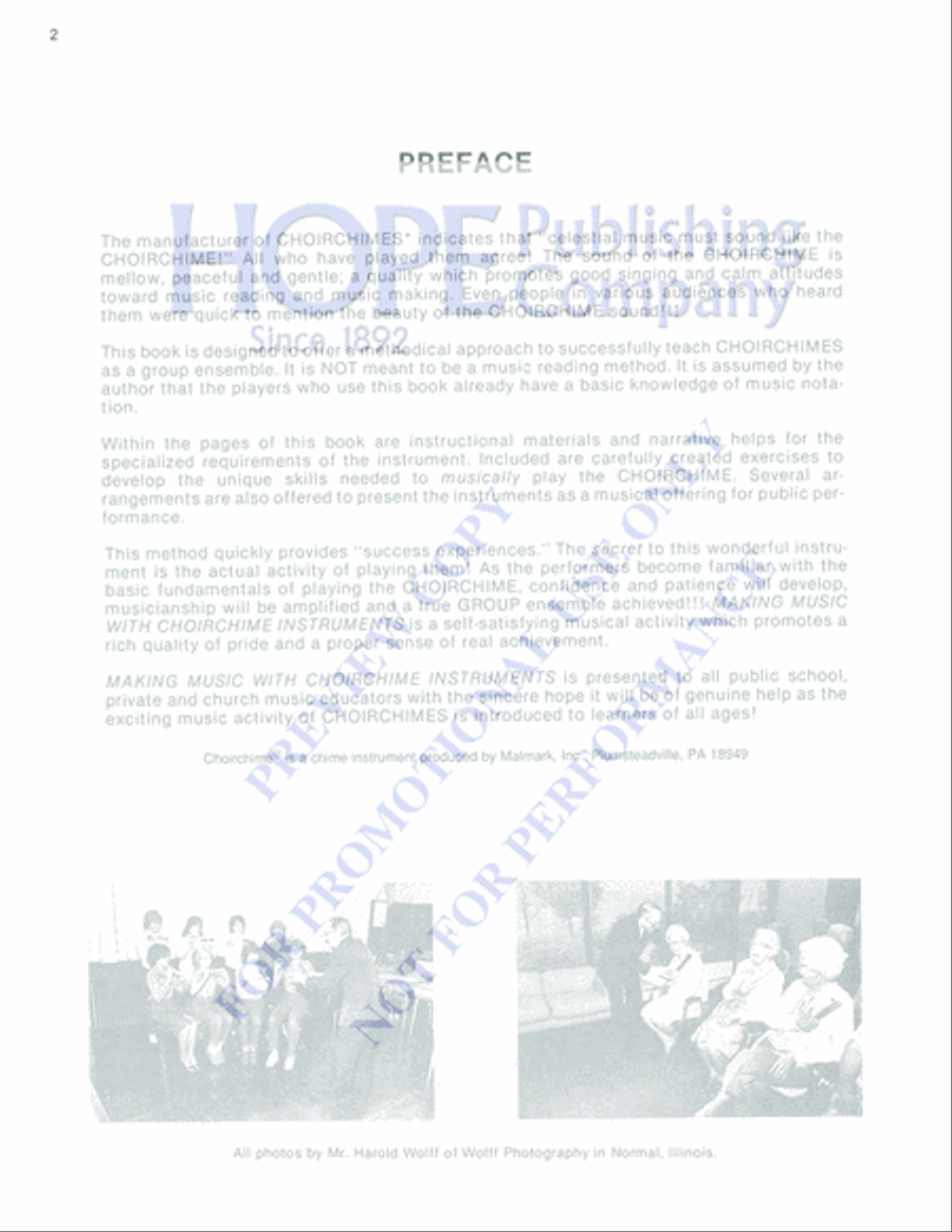 Making Music with Choirchime Instruments 3-Octaves scores gallery preview page 8
