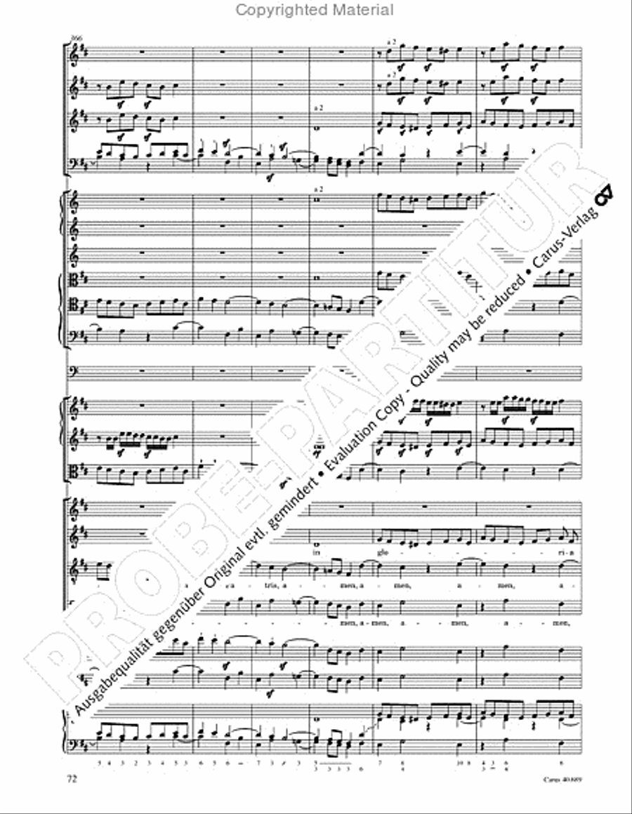 Missa solemnis Missa solemnis 4-Part scores gallery preview page 88