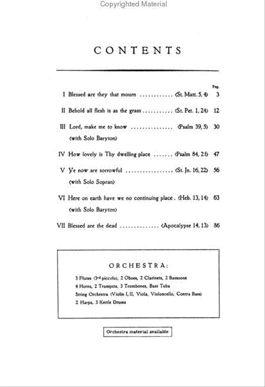 German Requiem 4-Part scores gallery preview page 2