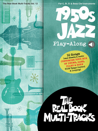 Book cover for 1950s Jazz Play-Along