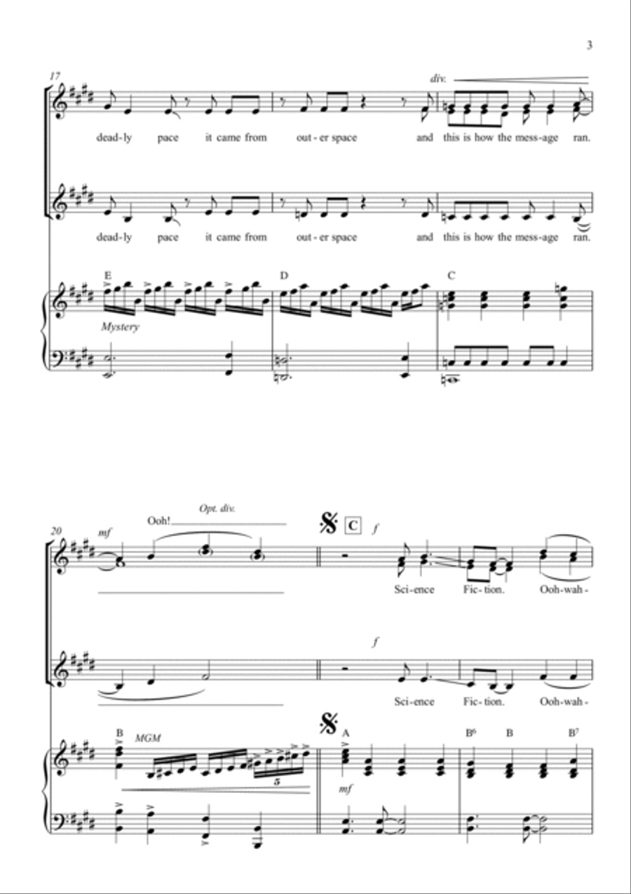 Science Fiction Double Feature SSA scores gallery preview page 3