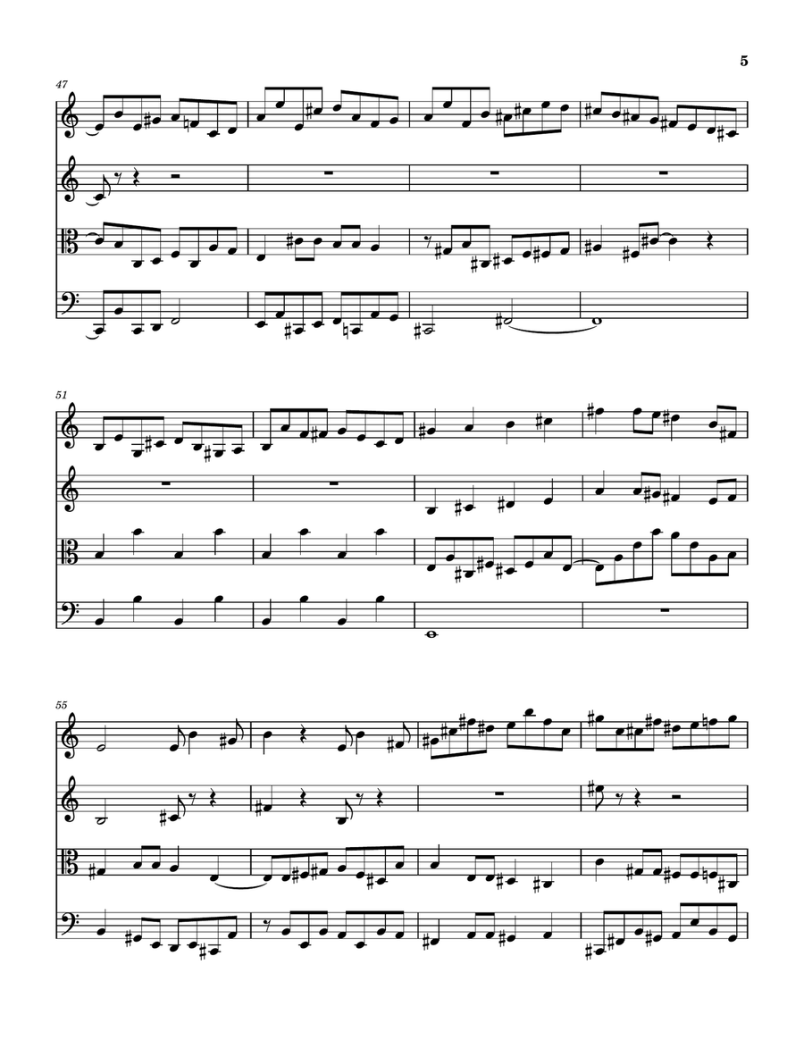 Fugue String Quartet scores gallery preview page 6
