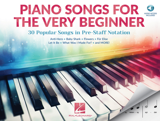 Book cover for Piano Songs for the Very Beginner