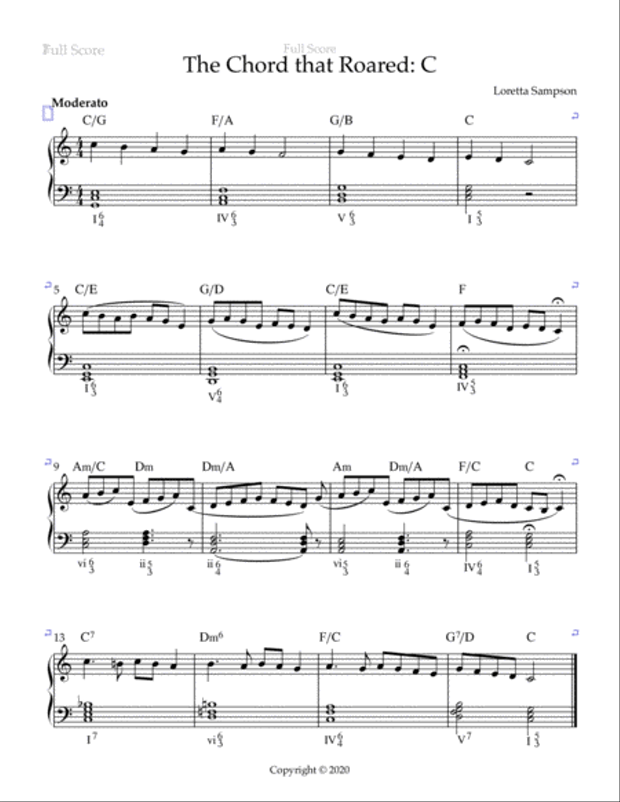 The Chord that Roared: Teach Yourself - Chord Study for White Major Keys image number null