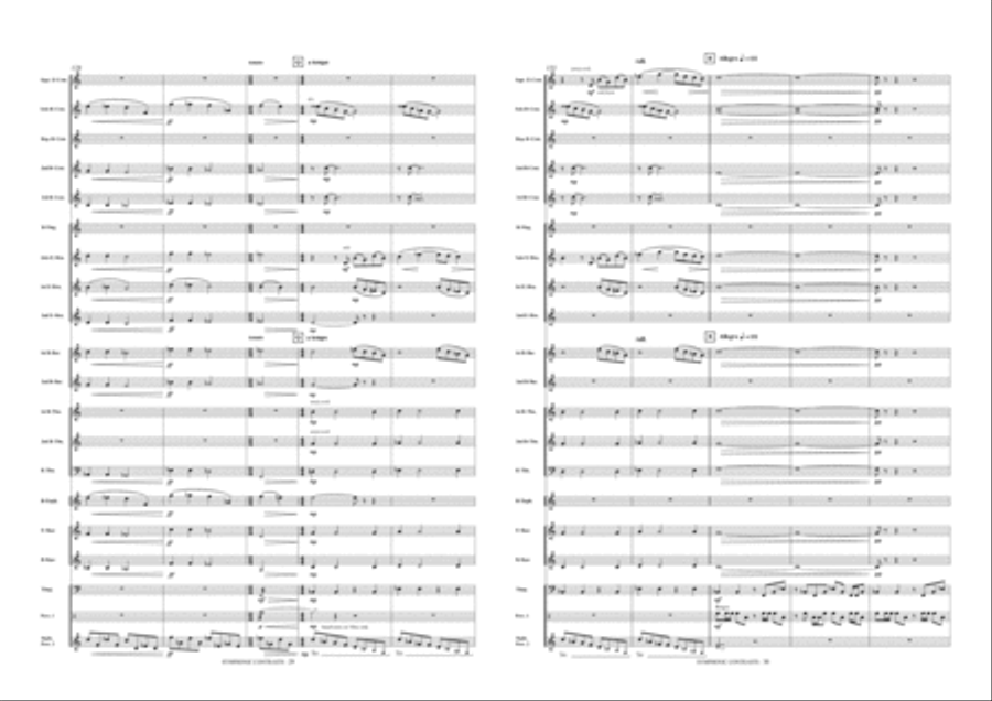Symphonic Contrasts Brass Band scores gallery preview page 16