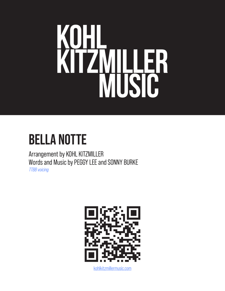Bella Notte TTBB scores gallery preview page 1
