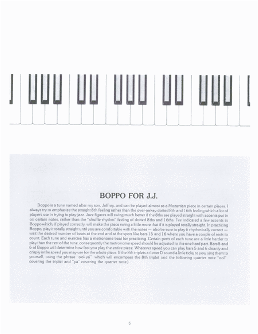 Jazz Exercises for the Piano, Volume 1 Piano Method scores gallery preview page 6