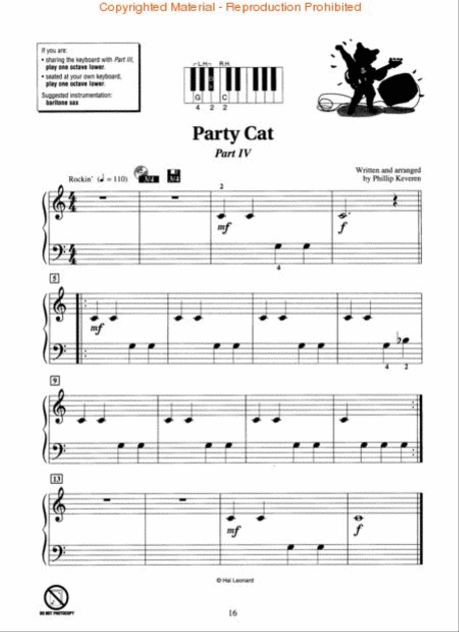 Piano Ensembles Level 1 Piano Method scores gallery preview page 4