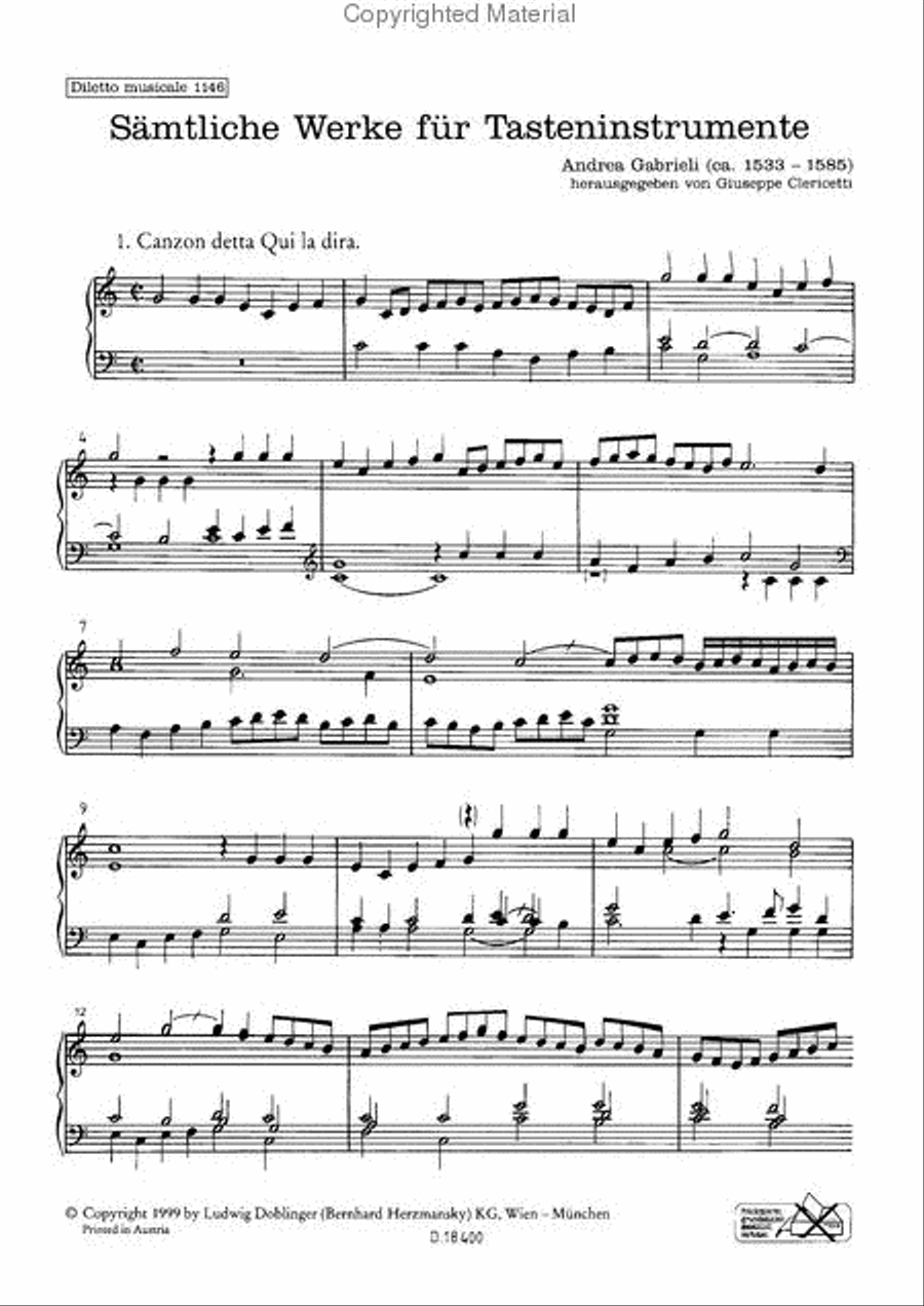 Samtliche Werke fur Tasteninstrumente, Band 6 Organ scores gallery preview page 3