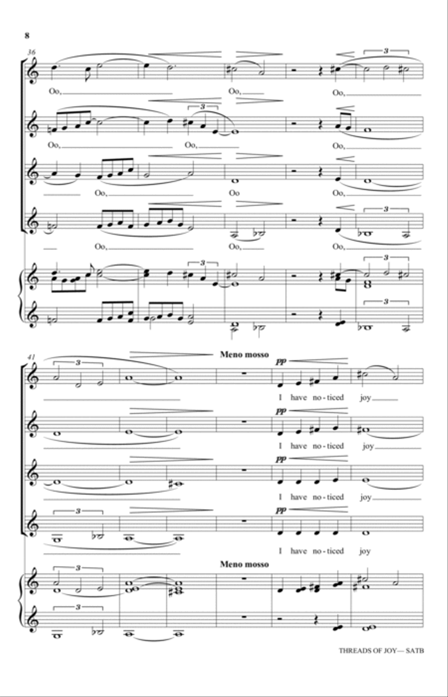 Threads Of Joy SSAA scores gallery preview page 6