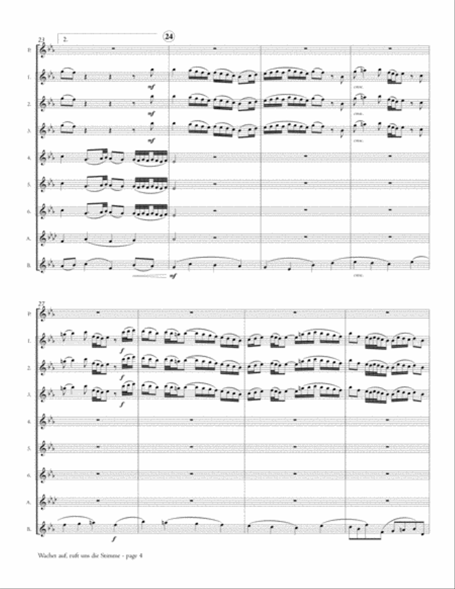 Tre Corali Per Organo Trascrizione Per Orchestra Woodwind Ensemble scores gallery preview page 5