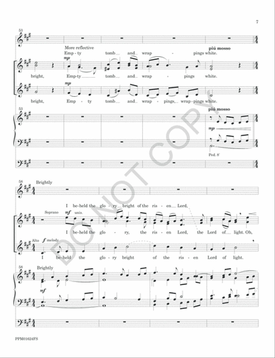 Christ, the Lord, is Risen Today - Full Score 4-Part scores gallery preview page 10