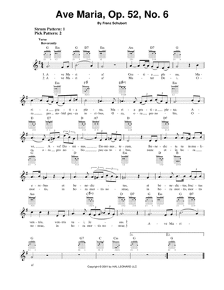 Ave Maria, Op. 52, No. 6