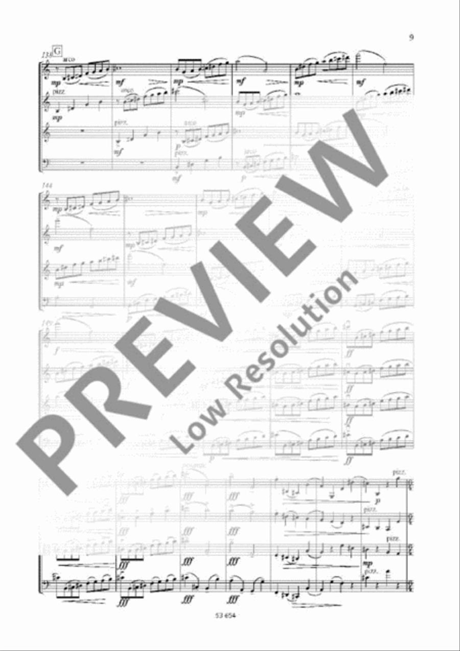 Patchwork String Quartet scores gallery preview page 8