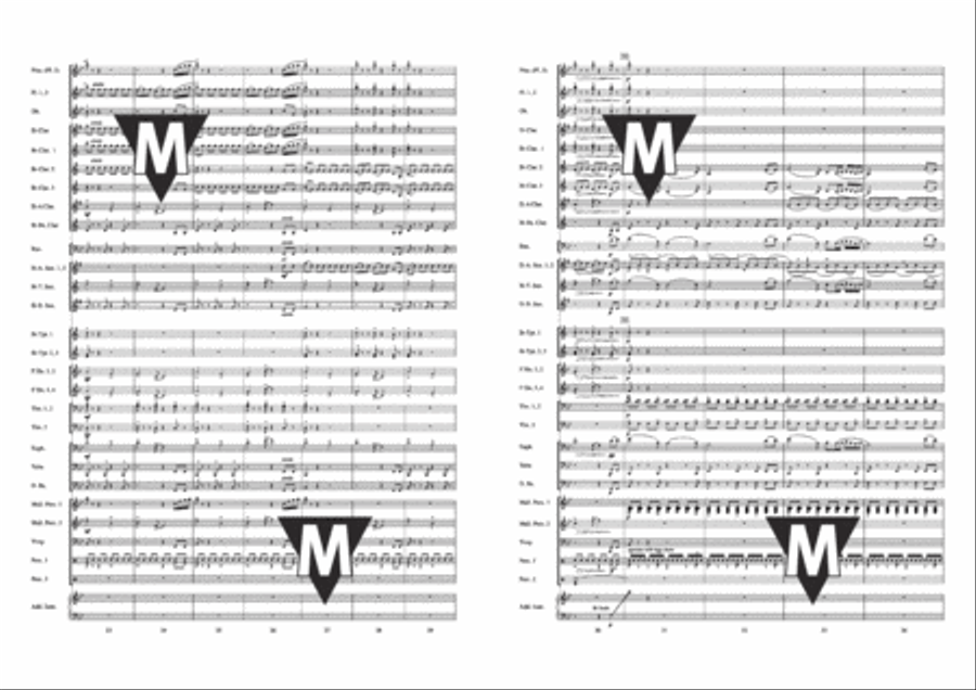 Around the World in 80 Days Concert Band scores gallery preview page 4