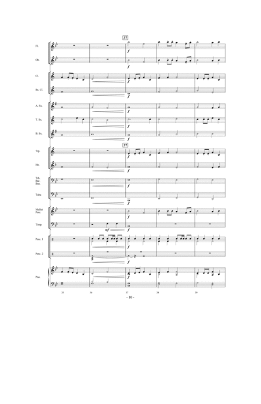 Air of Nobility Air of Nobility Concert Band scores gallery preview page 9