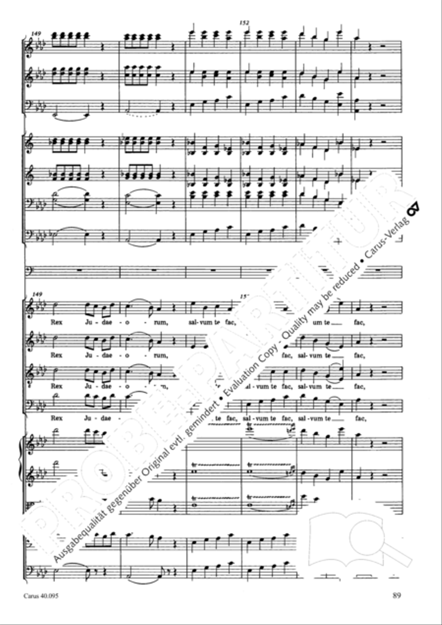 The Seven Words (Die Sieben Worte) 4-Part scores gallery preview page 104