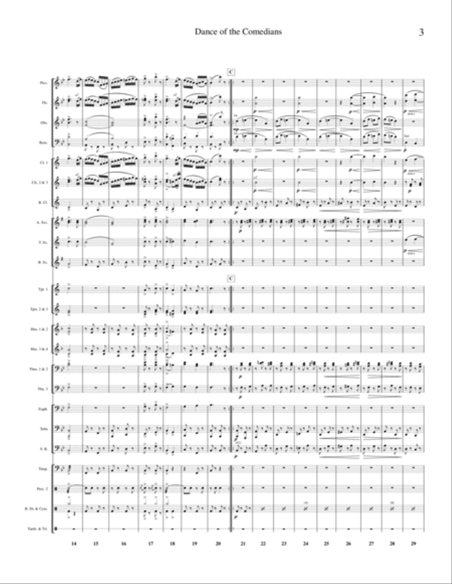 Dance of the Comedians from "The Bartered Bride" (Concert Band Transcription) image number null