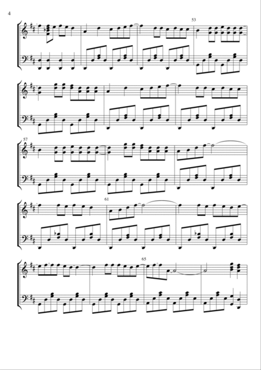 Mamma Mia Piano Solo scores gallery preview page 4